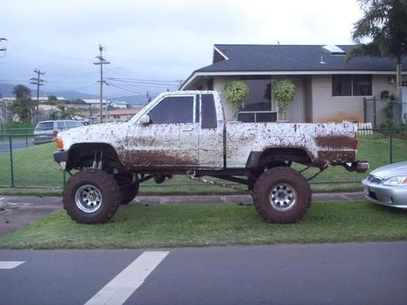 nothin too crazy jus a little mud