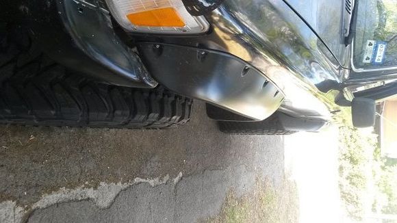 with 2" spacers