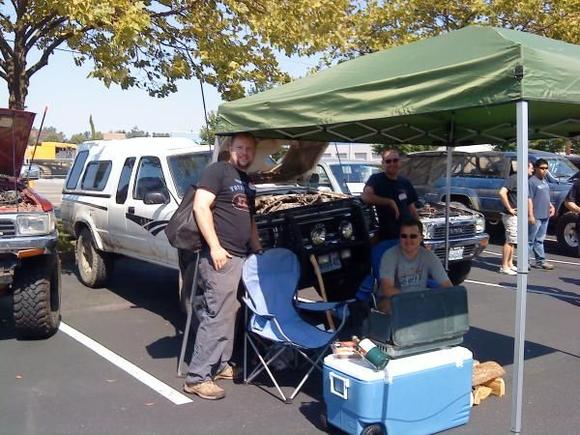 everyone loves my fake camp site