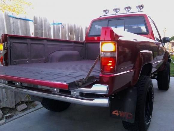 sprayed bed liner