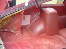 as you can see the interior needs some work.