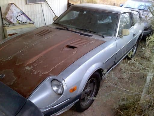 As my Z looks as of now. The hood will be changed. For now it will be color, as I paint it black. In the future, I want a '79-'81 N/A hood. To complete my Decepticon theme.