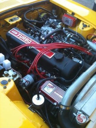 1977 280z engine built with Gary Grimes "blaster parts" from 1993 but useing super old BAE turbo kit from early 80s