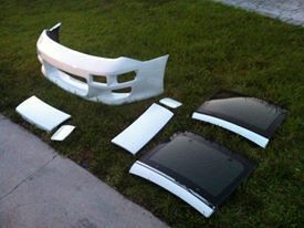 got freshly painted parts, including new bumper