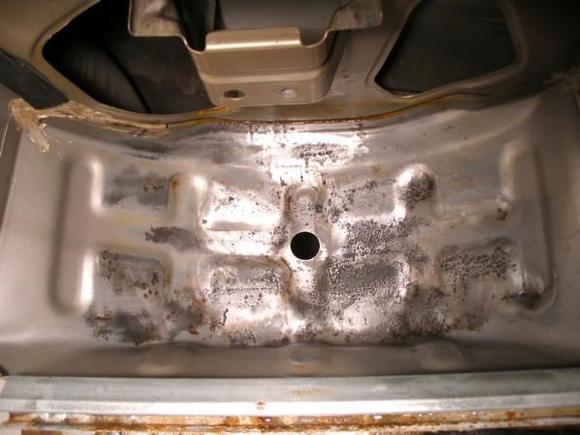 Wire bushed and sanded