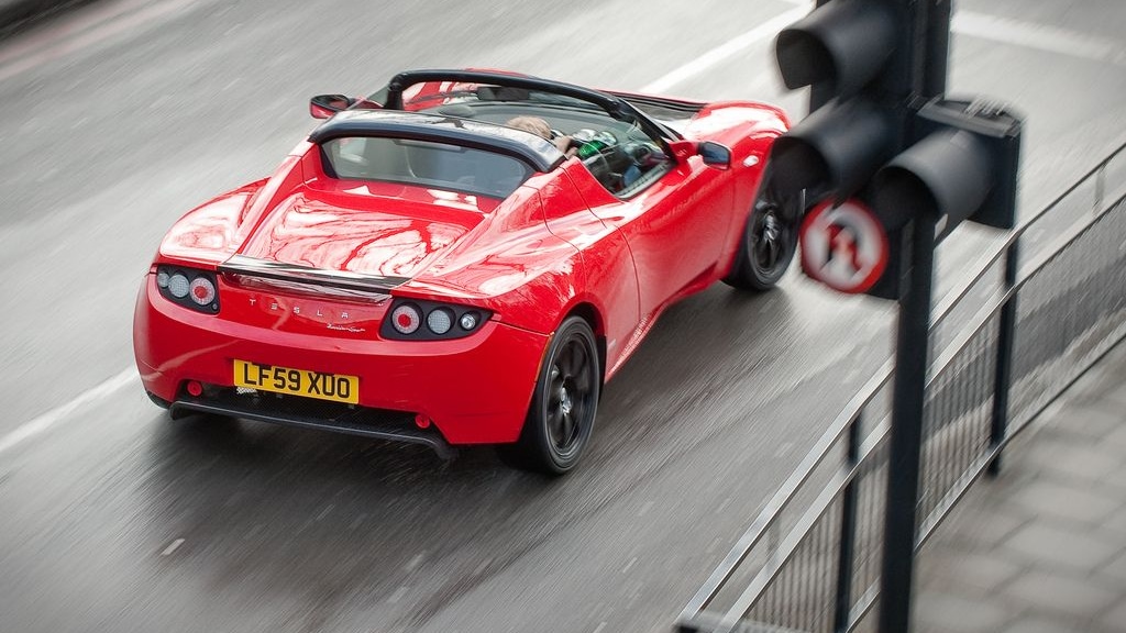 Tesla Roadster right-hand drive