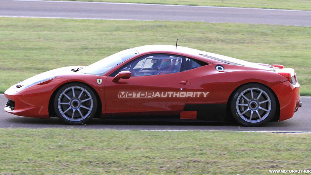 Ferrari 458 Challenge spy shots