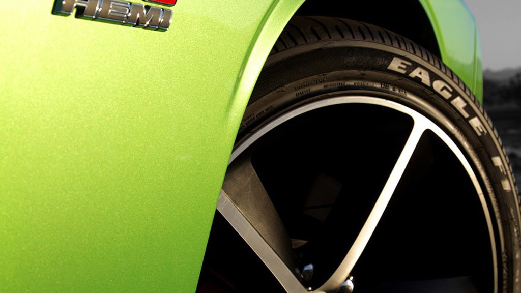 2011 Dodge Challenger SRT8 392 with Green With Envy paint job