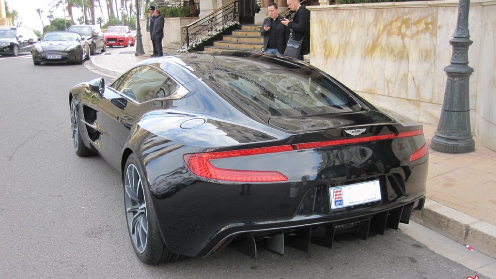 Aston Martin One-77 spotted on the streets of Monaco