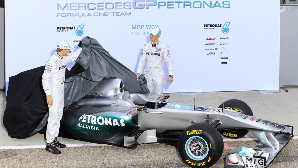 Mercedes GP W02 2011 Formula 1 race car