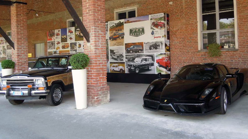 Sergio Marchionne and his black Ferrari Enzo