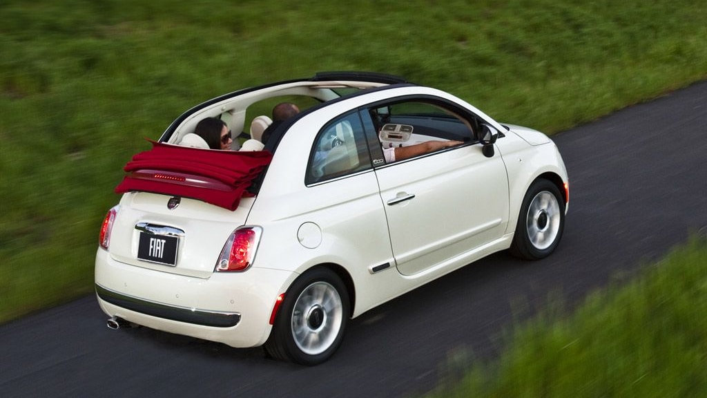 slogan Onderdrukking Prime 2012 Fiat 500 Cabriolet: Best Gas-Mileage 4-Seat Convertible You Can Buy