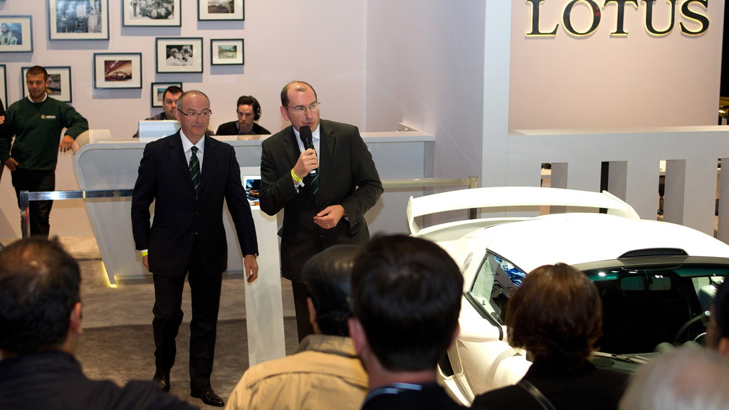 Lotus at the 2011 New York Auto Show