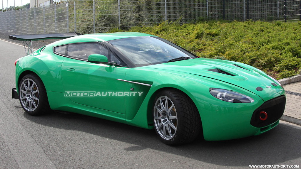 Aston Martin V12 Zagato race car spy shots