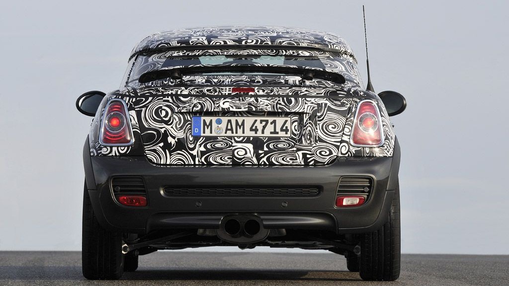 2012 MINI Cooper Coupe official spy shots