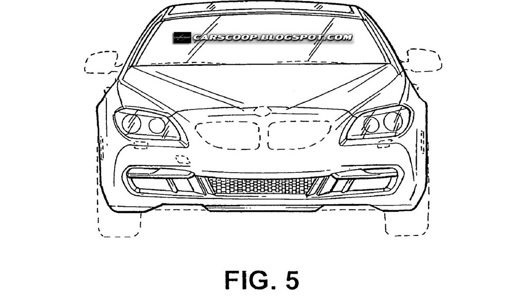 BMW 6-Series Gran Coupe official patent leaked