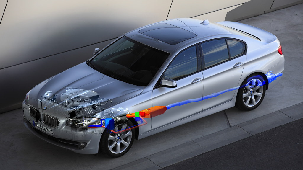 BMW EfficientDynamics heat energy recovery technology
