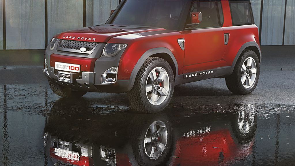 Land Rover Defender Concept 100 in Firenze Red