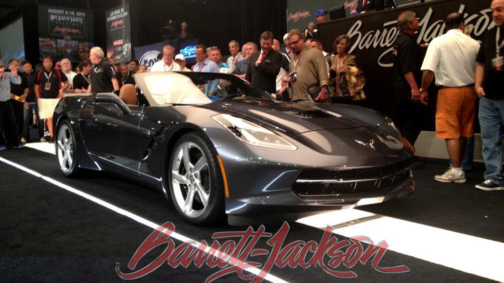 Auction of first 2014 Chevy Corvette Stingray Convertible - Image: Barrett-Jackson