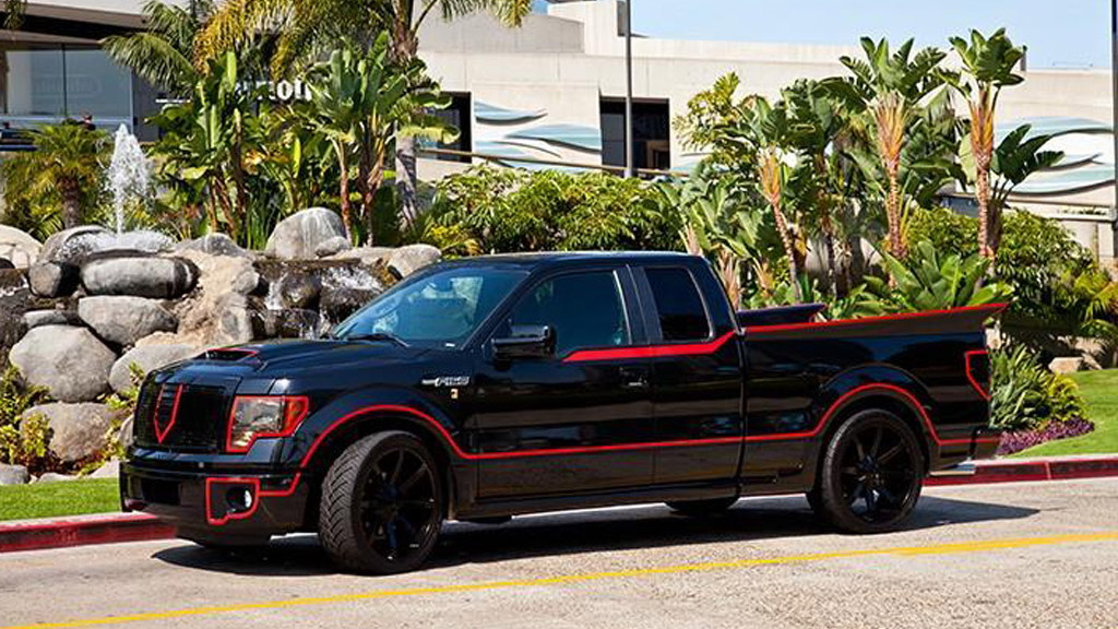 Batmobile-themed Crimefighter Ford F-150 by Galpin Auto Sports