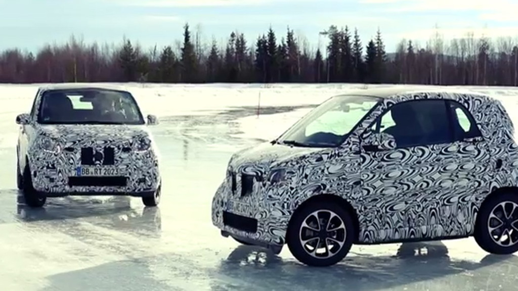 Teaser for new Smart Fortwo and Forfour