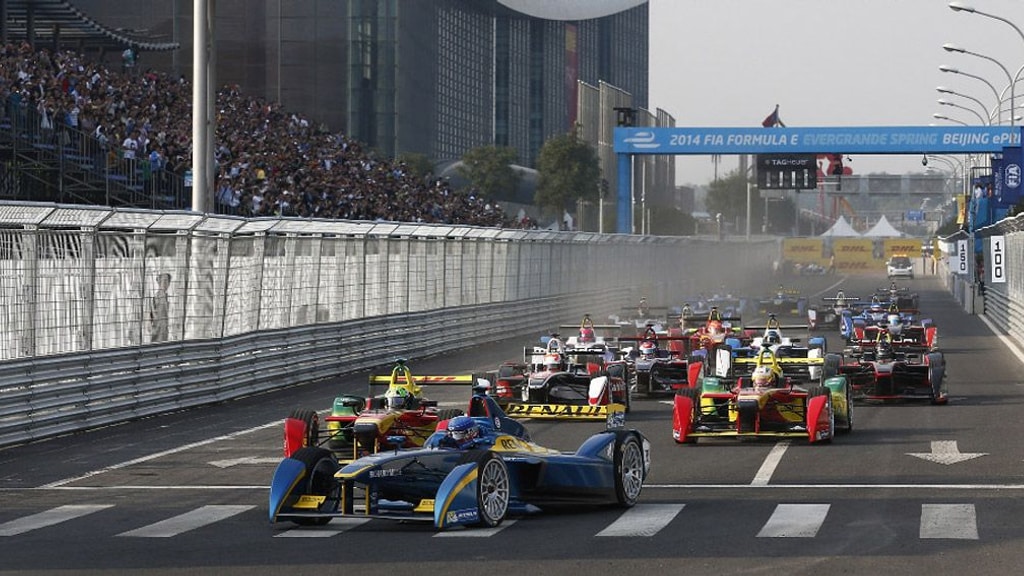 Formula E race in Beijing, China