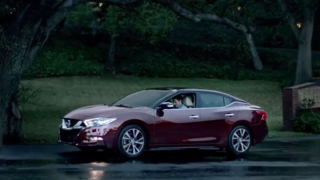 2016 Nissan Maxima in Nissan’s Super Bowl XLIX spot ‘With Dad’
