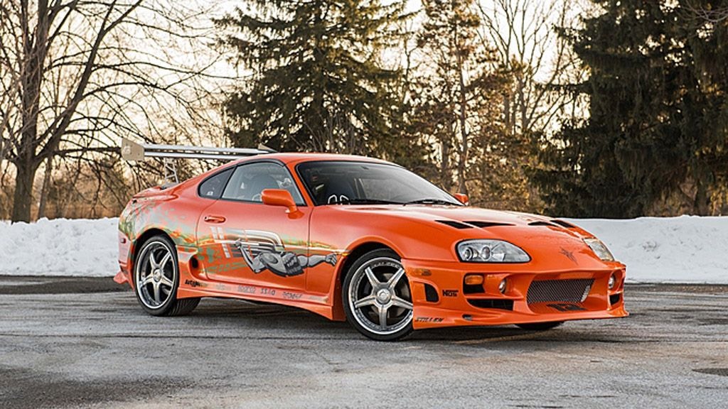 1993 Toyota Supra from 2001’s ‘The Fast and the Furious’ - Image via Mecum Auctions