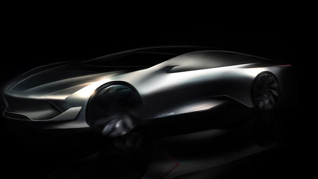 Teaser for Le Supercar debuting at 2016 Beijing Auto Show - Image via Letv
