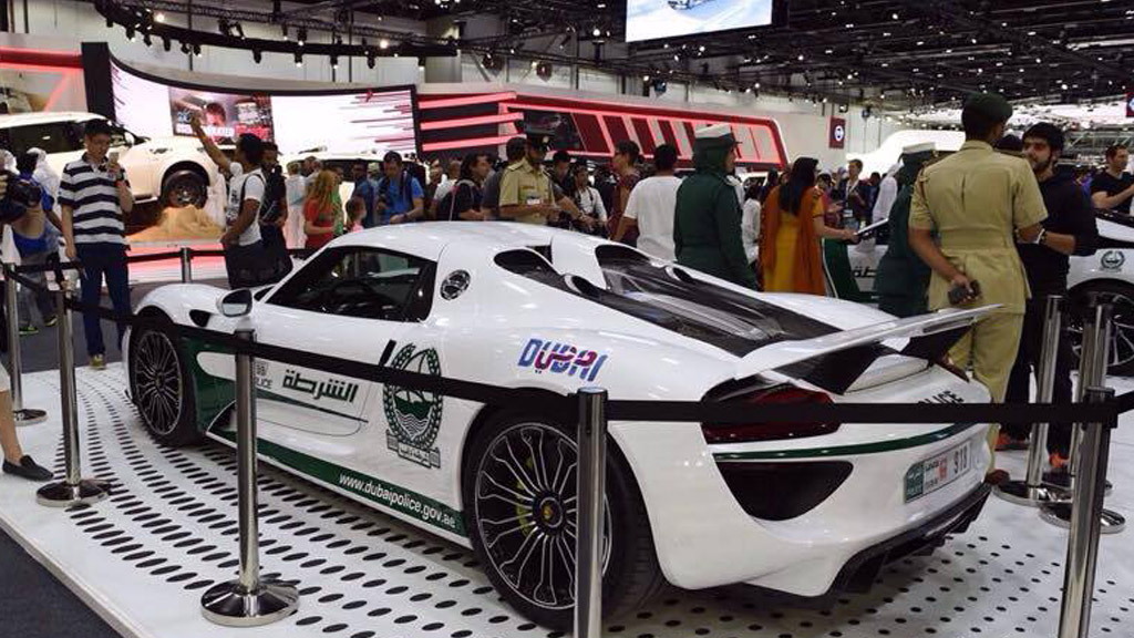 Dubai Police’s Porsche 918 Spyder, 2015 Dubai Motor Show