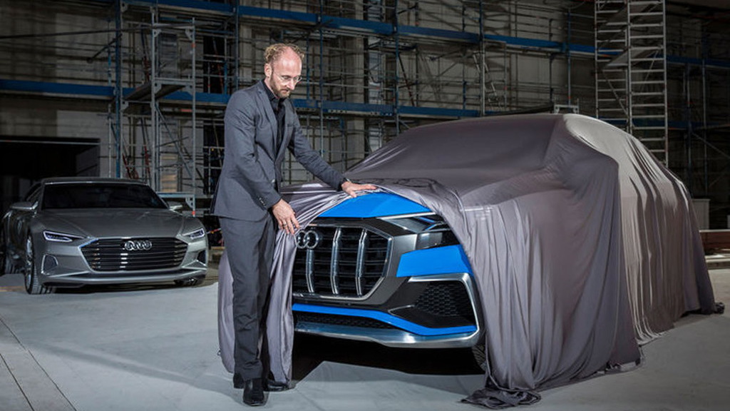 Teaser for Audi Q8 concept debuting at 2017 Detroit auto show