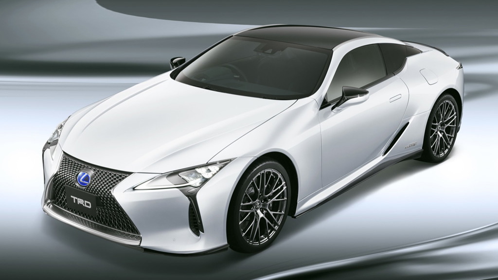 2018 Lexus LC 500h fitted with TRD exterior parts