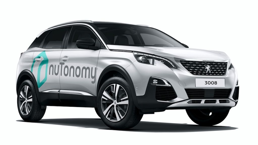 nuTonomy self-driving prototype based on the Peugeot 3008