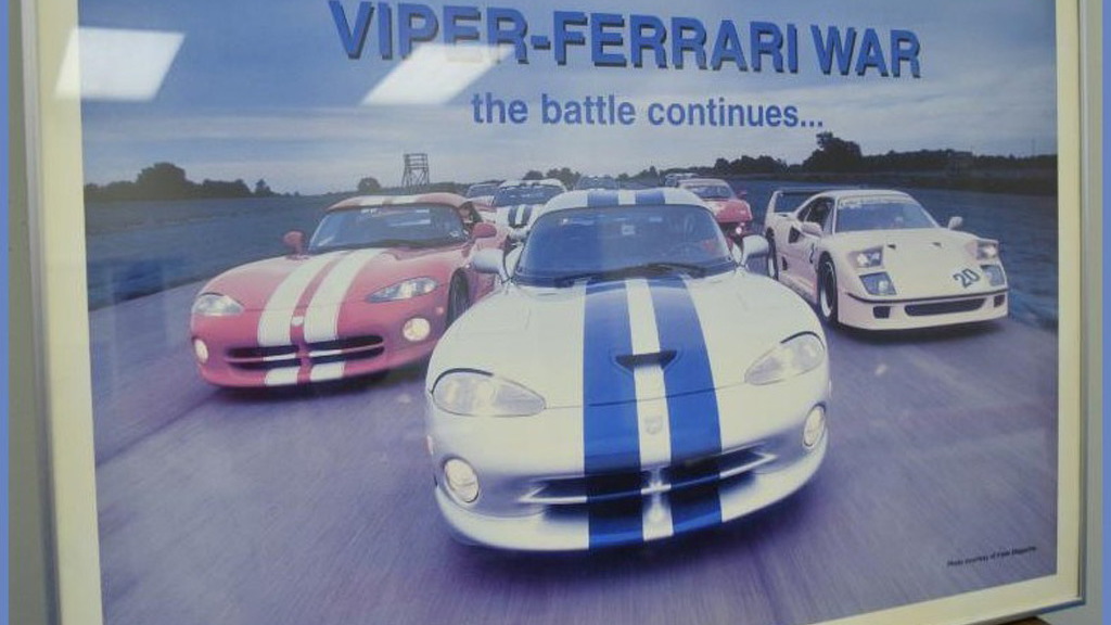Dodge Viper memorabilia from Conner Avenue Assembly plant