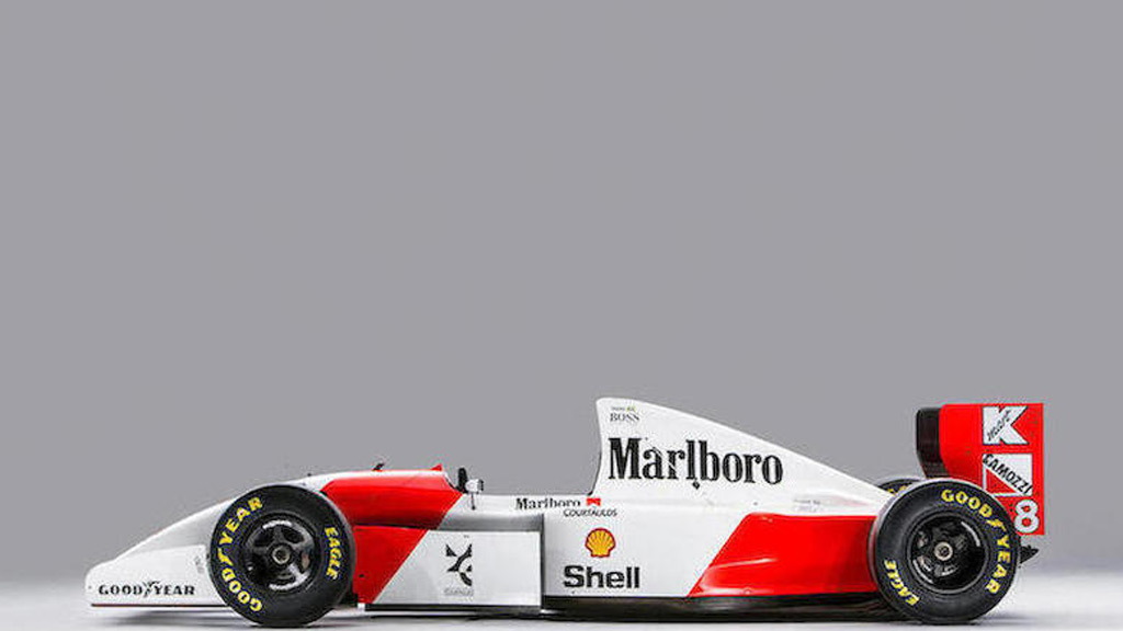 1993 McLaren MP4/8A Formula 1 race car