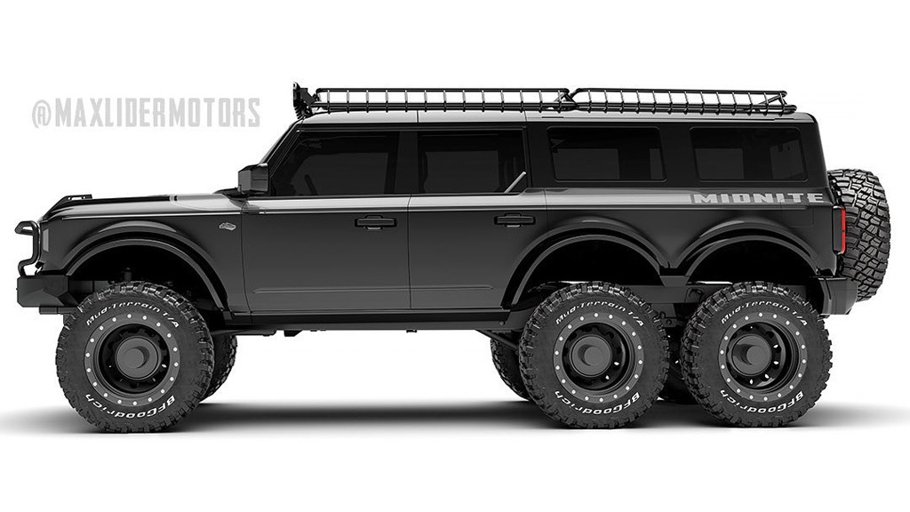 2021 Ford Bronco 6x6 conversion - Photo credit: Innov8 Design Lab/Maxlider Brothers Customs