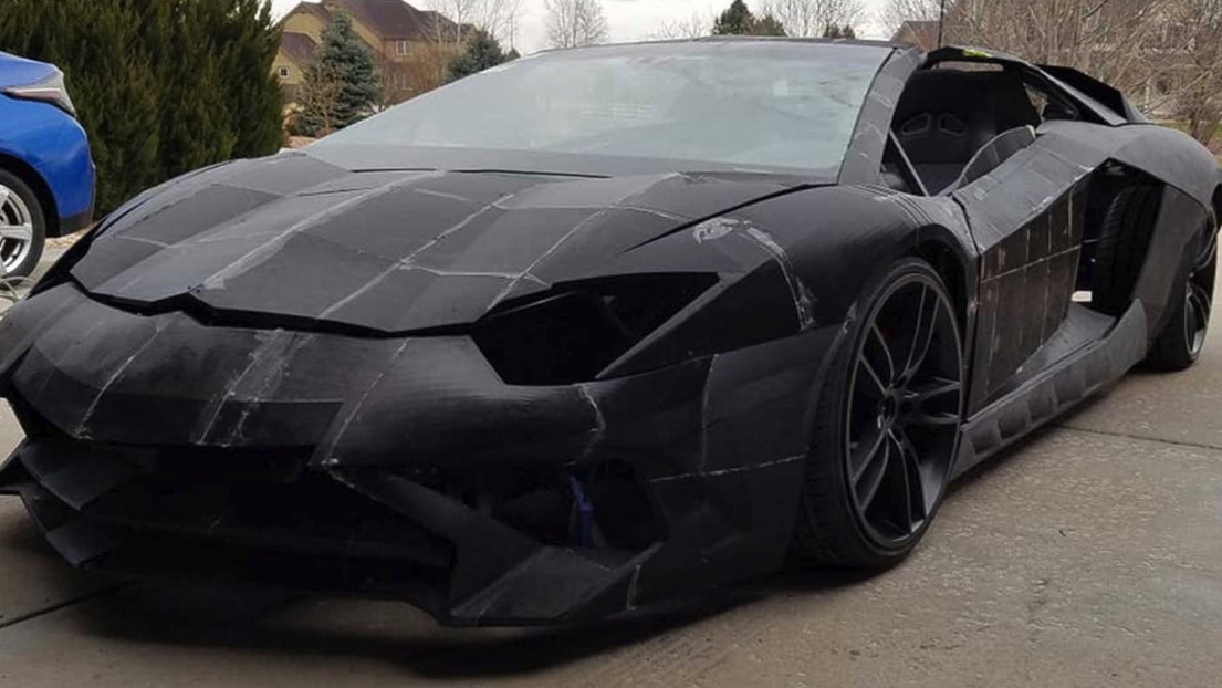 Lamborghini Aventador 3D printed