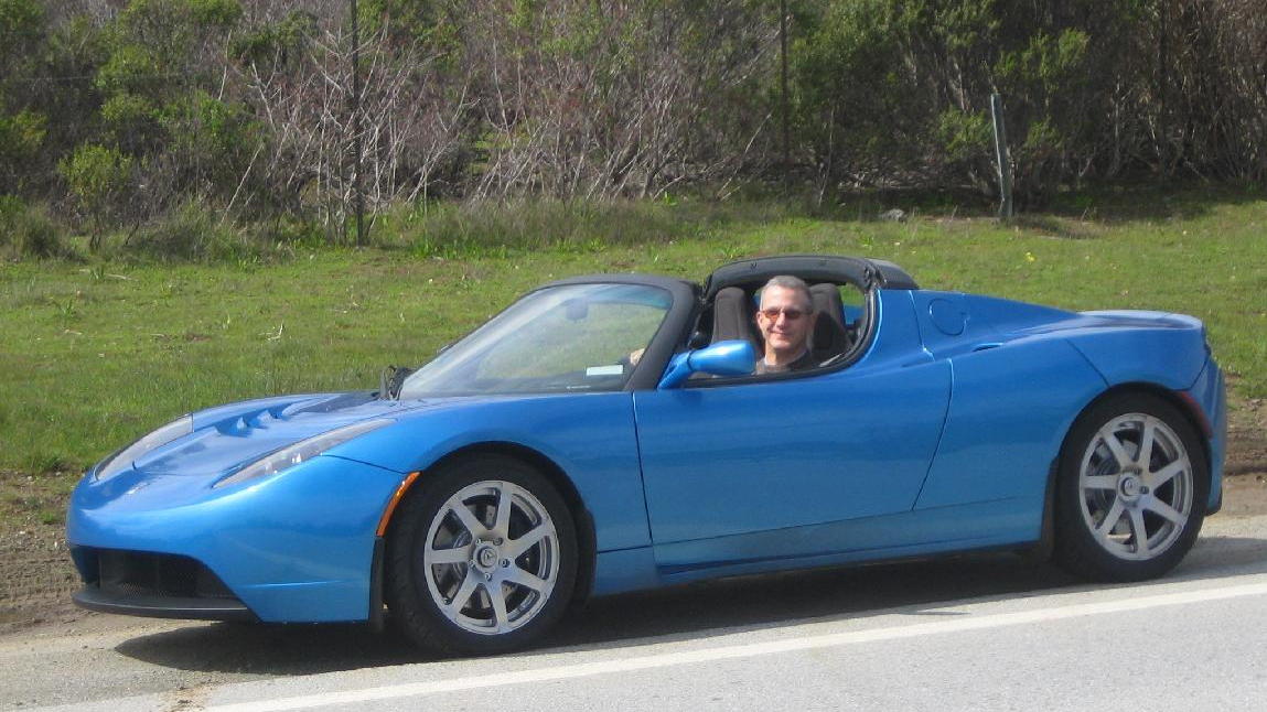 2009 Tesla Roadster, Skyline Boulevard, San Mateo, CA