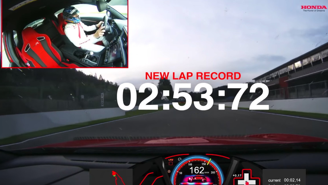 Honda Civic Type R sets new lap record at Spa
