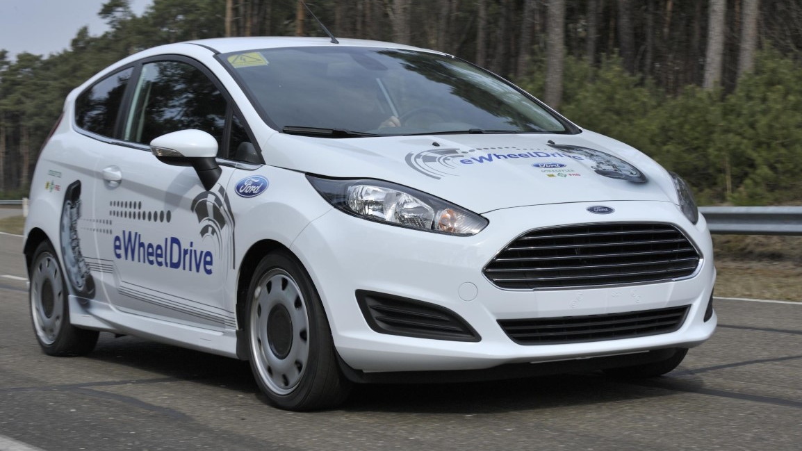 Ford and Schaeffler eWheelDrive electric Fiesta prototype