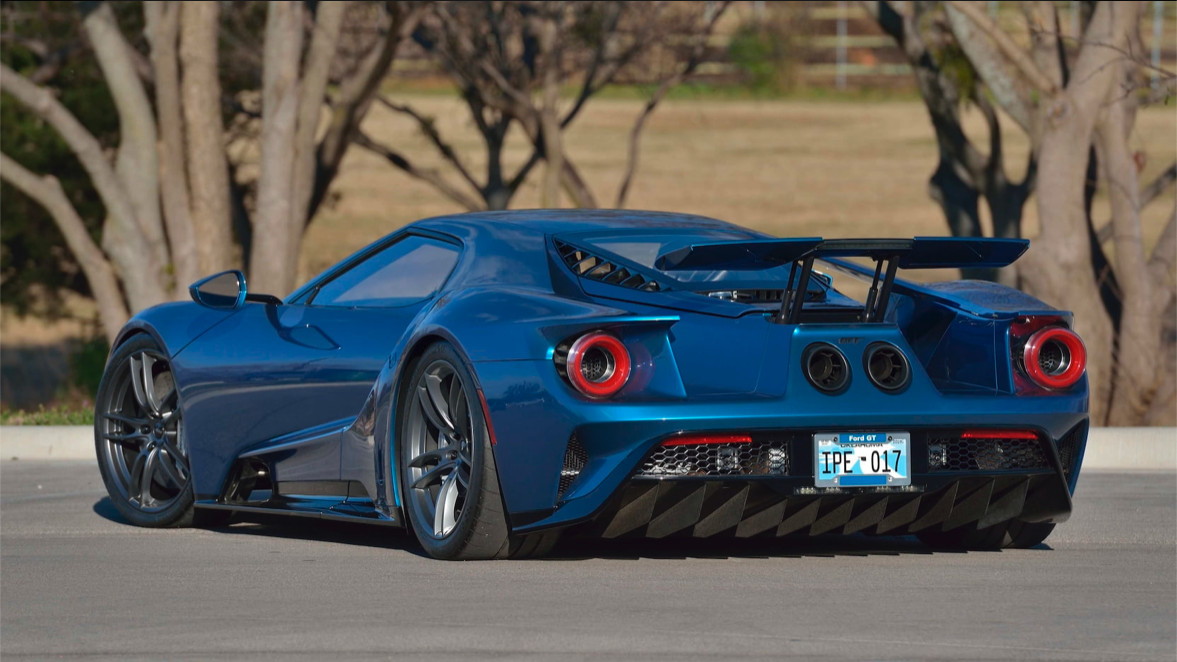 2017 Ford GT originally commissioned by John Cena - Image via Mecum Auctions