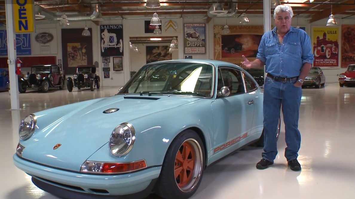 Singer Porsche 911 driven in Jay Leno's Garage