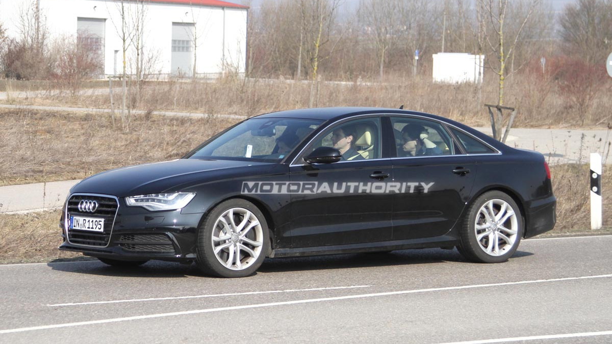 2012 Audi S6 spy shots