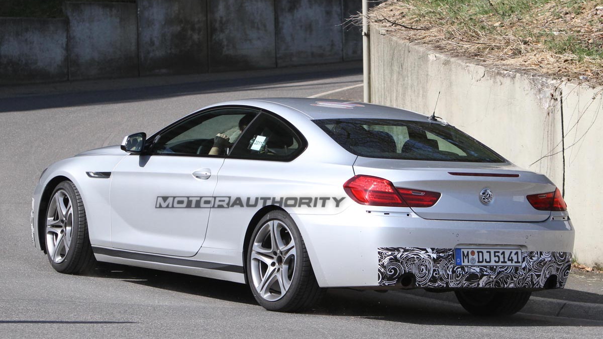 2012 BMW 6-Series Coupe with M Sports Package spy shots