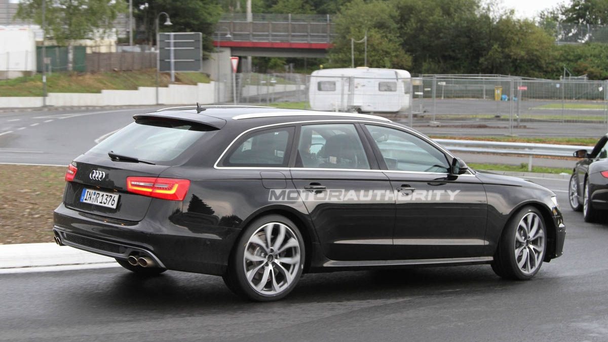 2012 Audi S6 Avant spy shots