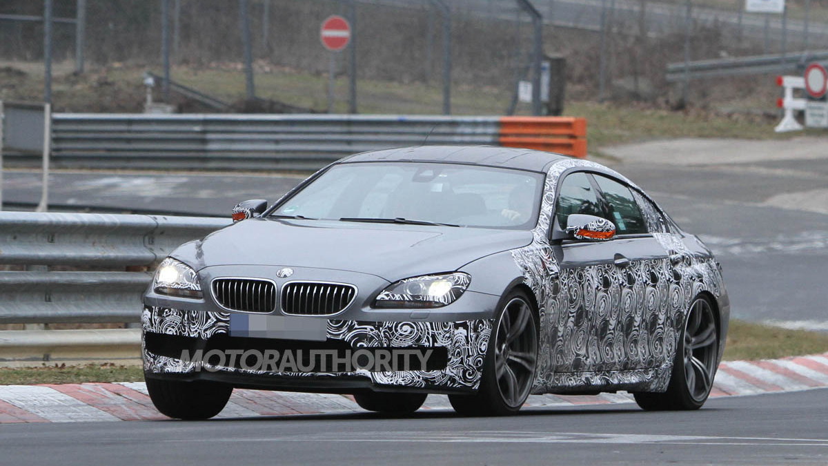 2013 BMW M6 Gran Coupe spy shots