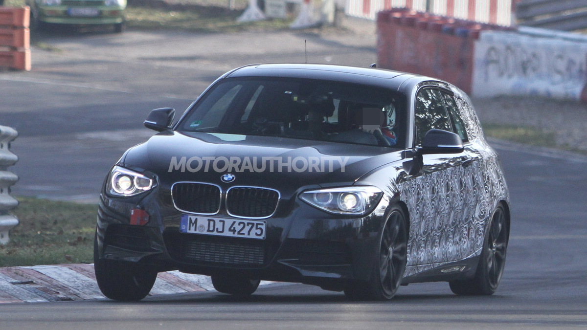 2012 BMW 135i three-door hatchback spy shots