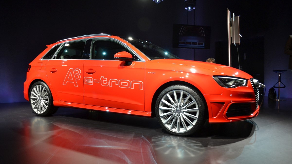 2014 Audi A3 e-tron plug-in hybrid presentation, Berlin