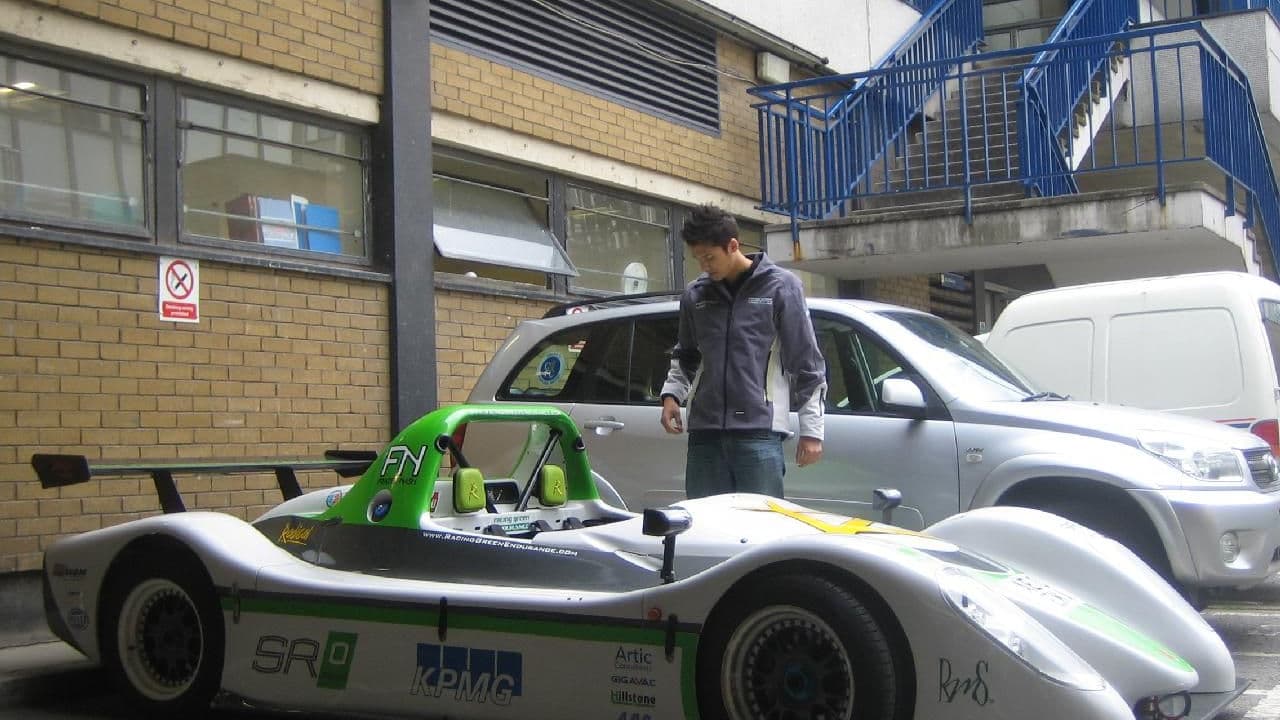 Racing Green Endurance electric car, powertrain engineer Aran Kankiwala