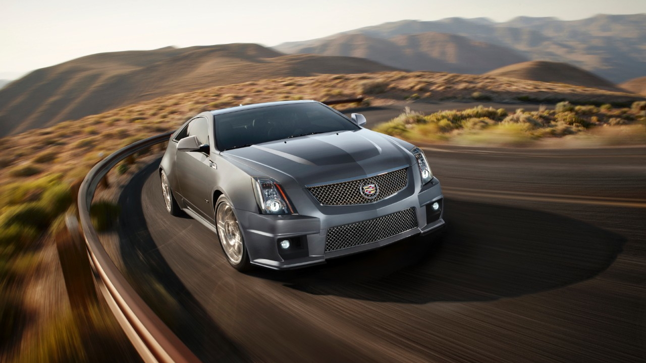 2013 Cadillac CTS-V Coupe in Silver Frost - image: GM Corp